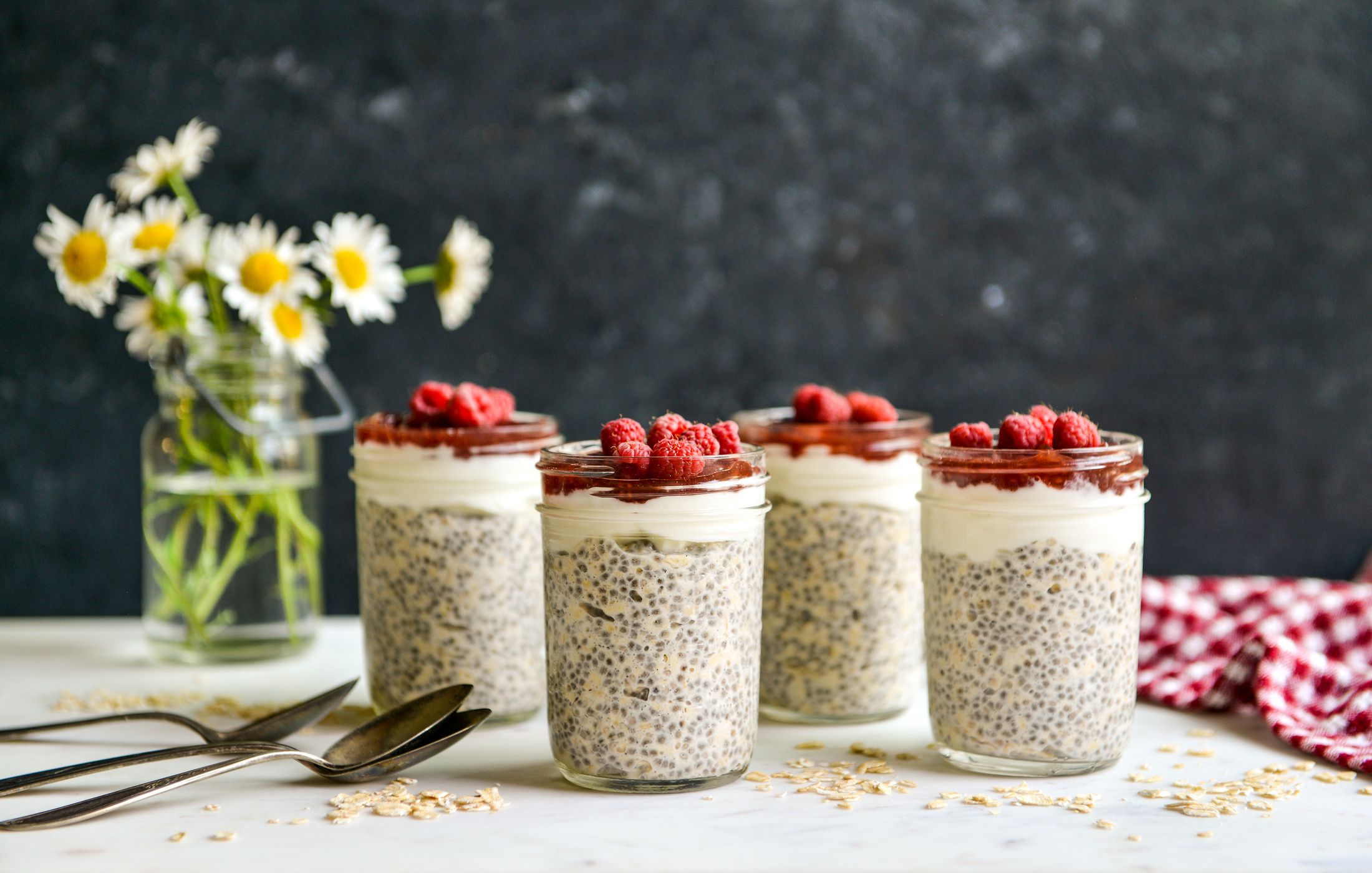 Overnight Chia-Oat Pudding | Nourishing Meals® 